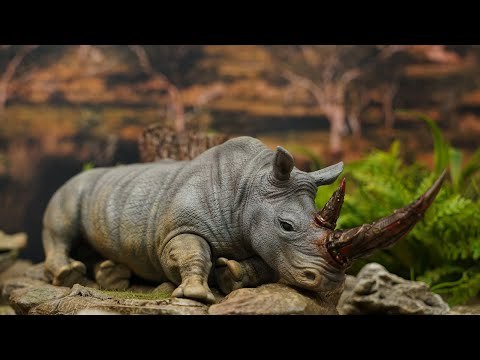 【Pre order】JacksMake Animal Protection Law Series the Rhinoceros Resin Statue Deposit