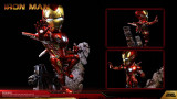 【Pre Order】DNF Toys IRON MAN MK85&IRON SPIDER SD Scale Resin Statue Deposit