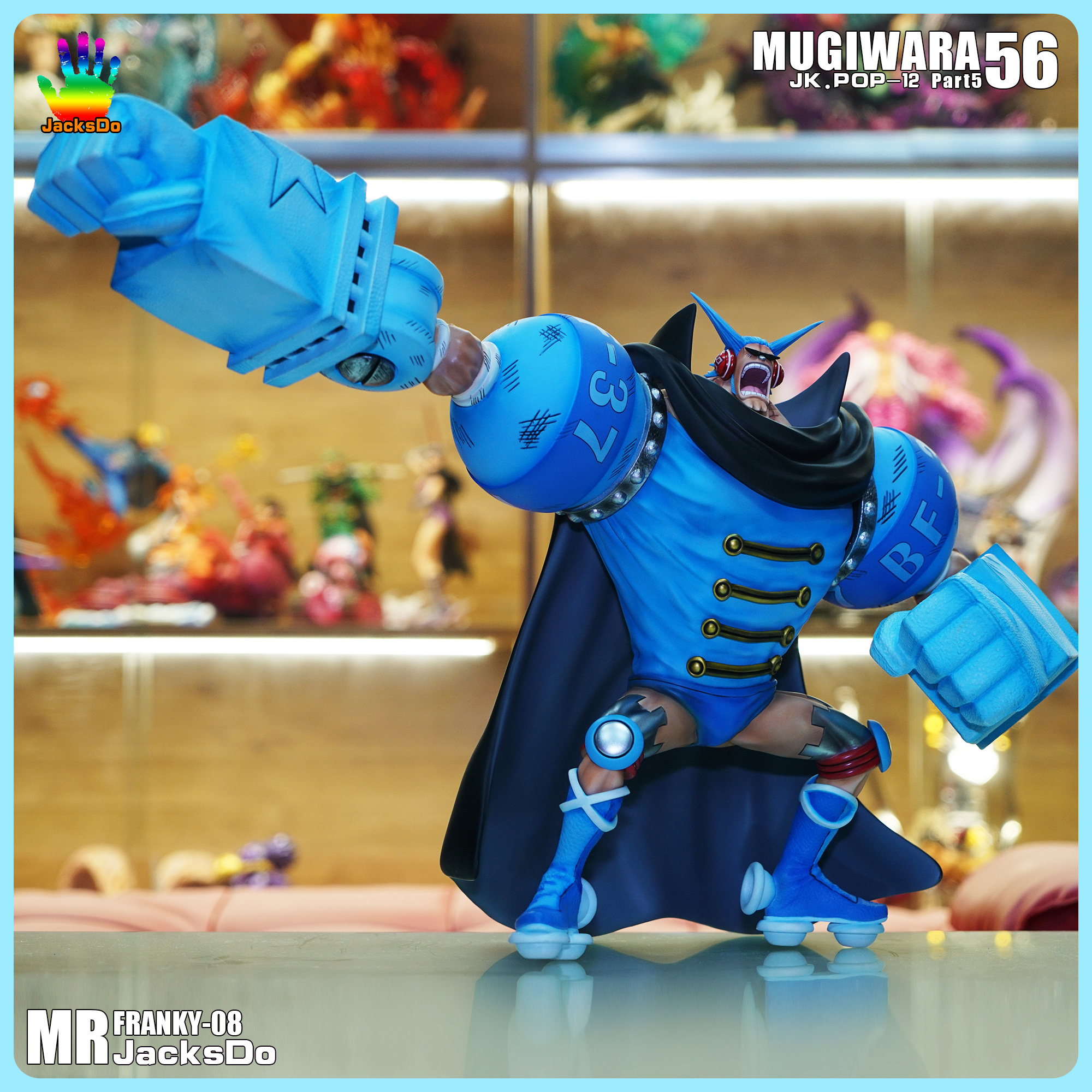 Pre order】JacksDo Studio One-Piece Germa66 Franky 1:8 Resin