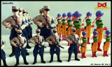 【In Stock】JacksDo Dragon Ball Z Red Ribbon Army Member Vol.3 General Blue & Colonel Violet Resin Statue