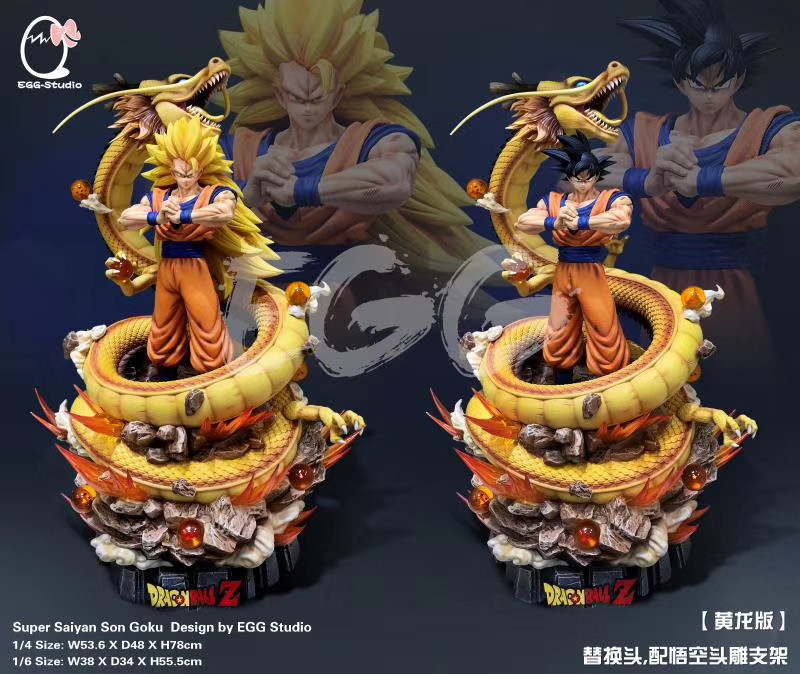 【In Stock】EGG Studio Dragon Ball Z Goku Super Saiyan3 SSJ Resin Statue