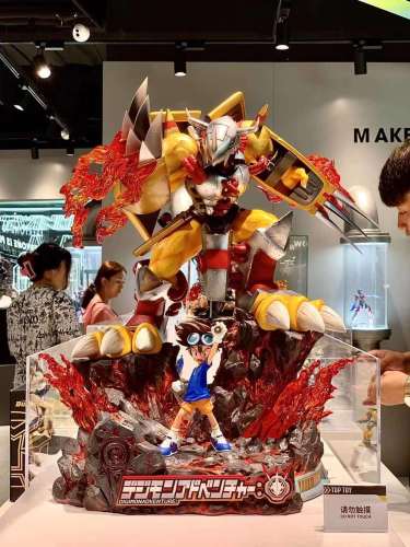 【In Stock】BANDAI NAMCO Digital Monster War Greymon ウォーグレイモン Resin Statue (Copyright)