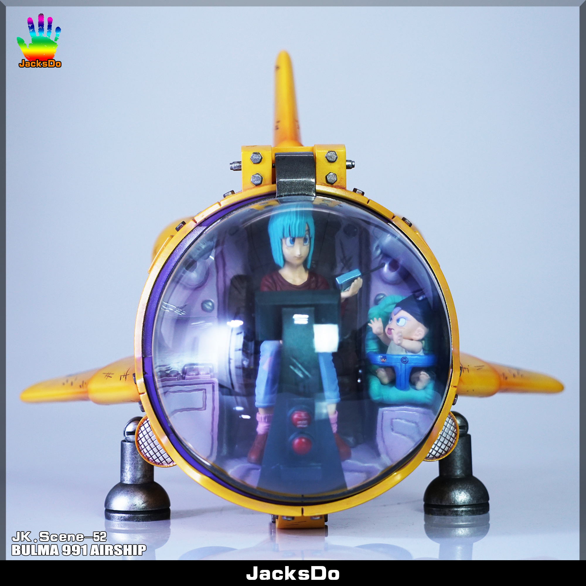 In Stock】JacksDo Dragon Ball Z Bulma 991 Airship Resin Statue