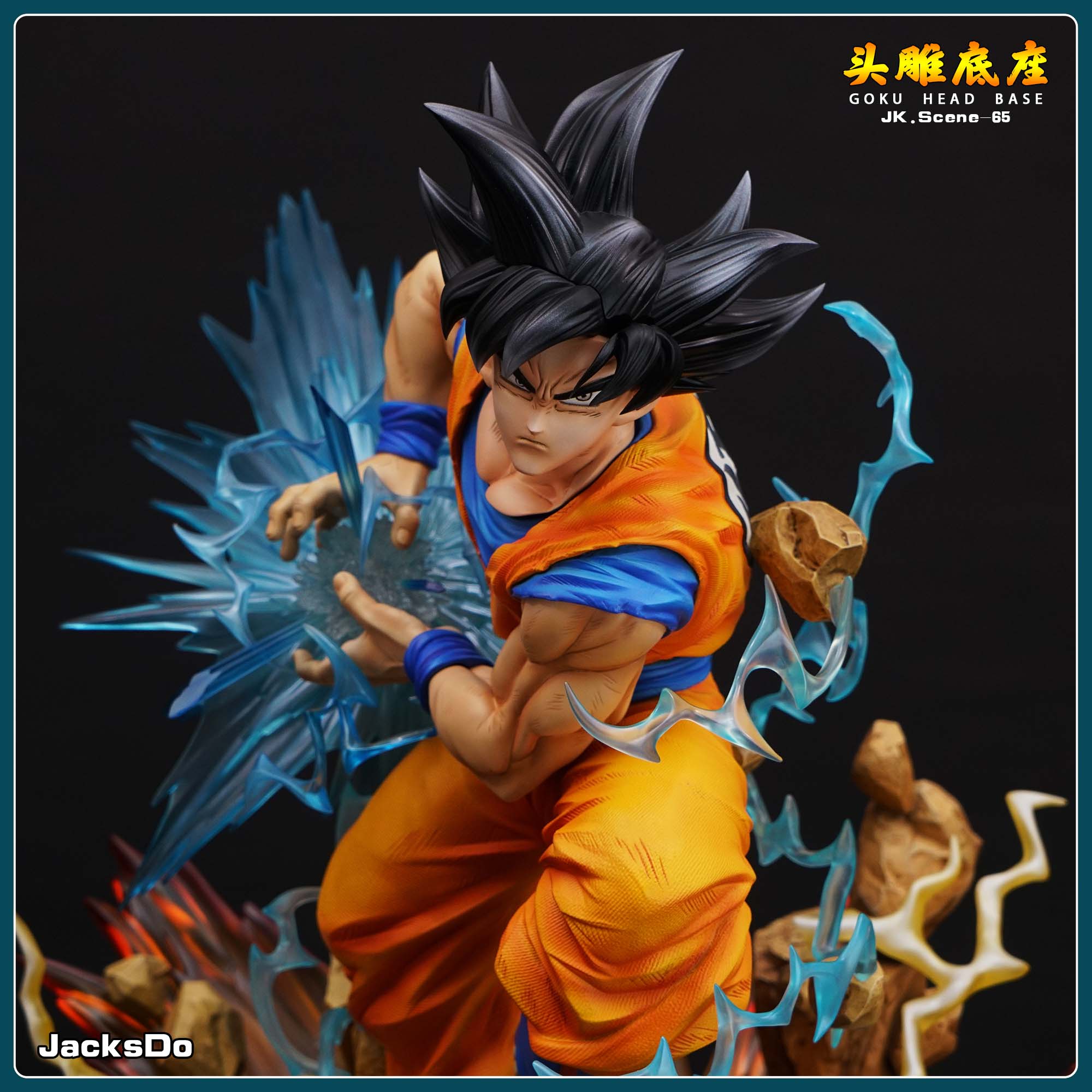 In Stock】JacksDo Dragon Ball Z P1S GOKU Head base Resin Statue
