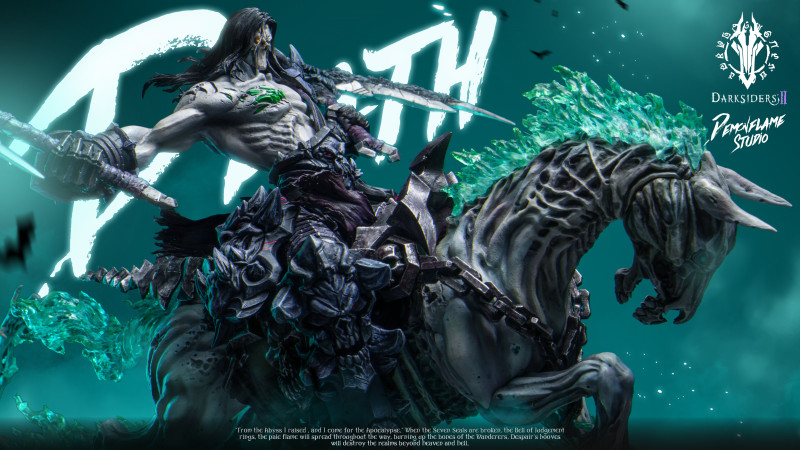 【Pre order】Demonflame Studio Darksiders Death 1/6 Scale Resin Statue Deposit