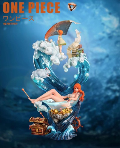 【In Stock】Wuxing Studio One-Piece Nami Childhood Memory Resin Statue