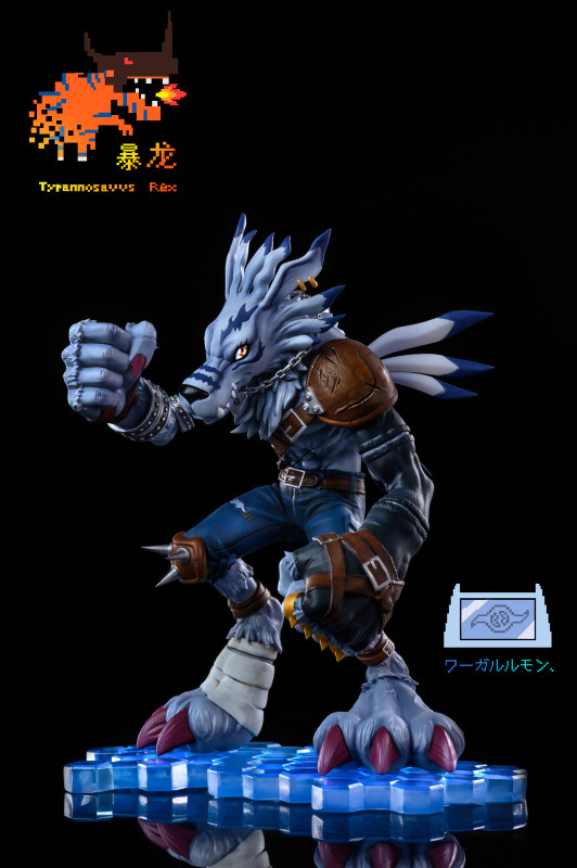 【In Stock】Tyrannosaurus Rex Studio Digital Monster Entirely body Series 001 Lilimon&WereGarurumon Resin Statue