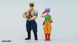 【In Stock】JacksDo Dragon Ball Z Red Ribbon Army Member Vol.3 General Blue & Colonel Violet Resin Statue