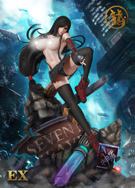 【In Stock】Dragon Studio Final Fantasy VII FF7 Tifa Lockhart 1/4 Resin Statue