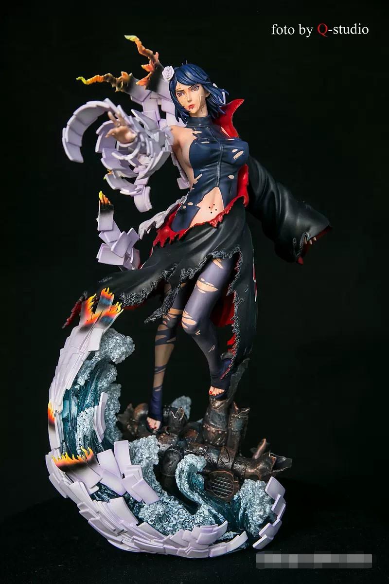 In Stock】CW Studios Naruto Konan Battle damage 1:7 Resin Statue