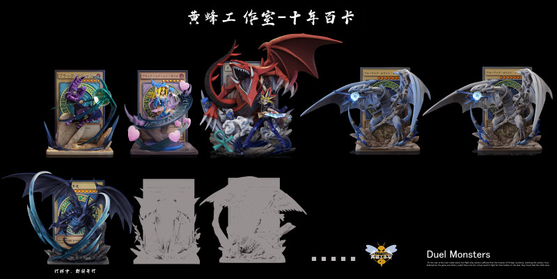 【In Stock】 Wasp Studio Duel Monsters Yu-Gi-Oh​ Series Blue Eyes White Dragon Resin Statue