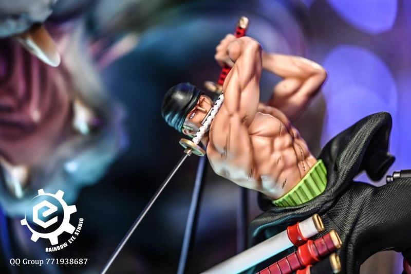 【Pre order】Rainbow Eye Studio One-Piece Roronoa Zoro Tiger Hunting Resin Statue Deposit