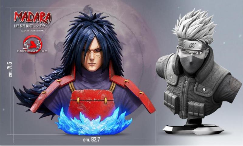 【Pre Order】KOREKUSHON STUDIOS Naruto Bust Madara 1:1 Resin Statue Deposit
