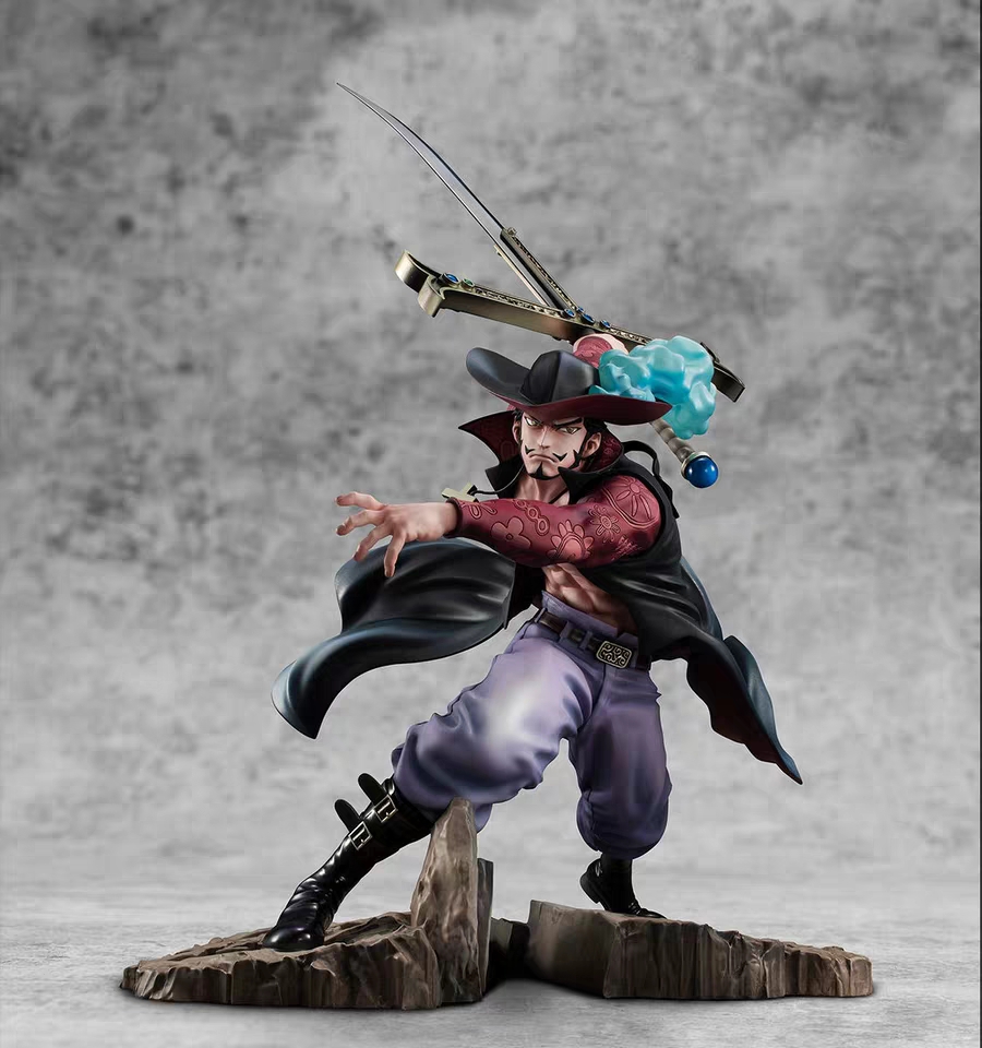 In Stock】MegaHouse POP MAX One-Piece Dracule Mihawk 1/8 PVC