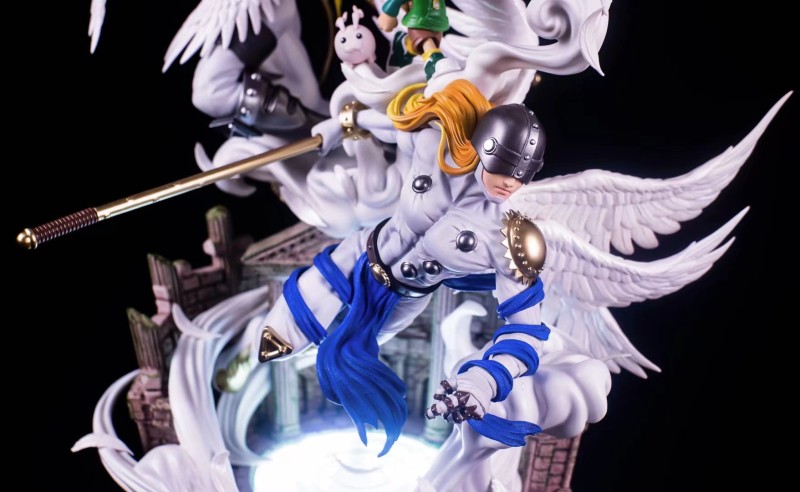 【In Stock】Great Design Studio Digital Monster Holy Angemon ​​Resin Statue