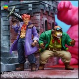 【In Stock】JacksDo Dragon Ball Z Red Ribbon Army Member Vol.6 Colonel Silver & Captain Yellow Resin Statue