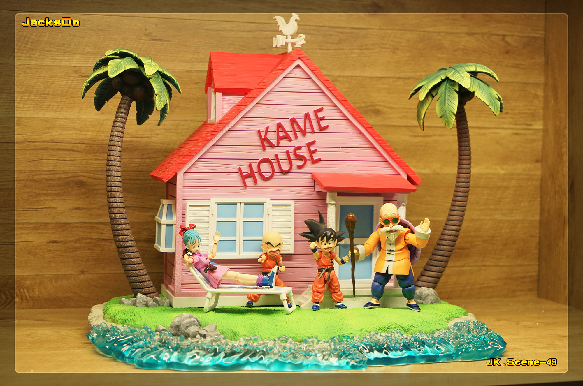 Statue Résine UCS Kame House – Dragon Ball – Goku, Krillin, Kame Sennin – Édition Collection
