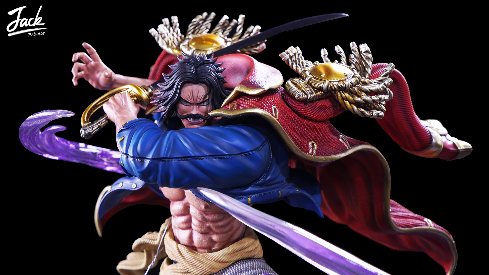 In Stock】JacksDo One Piece The Young Roger Resin Statue