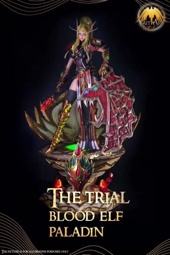 【In Stock】FAITH ART Studio The Trial BloodElf Paladin 1/4 Resin Statue Deposit