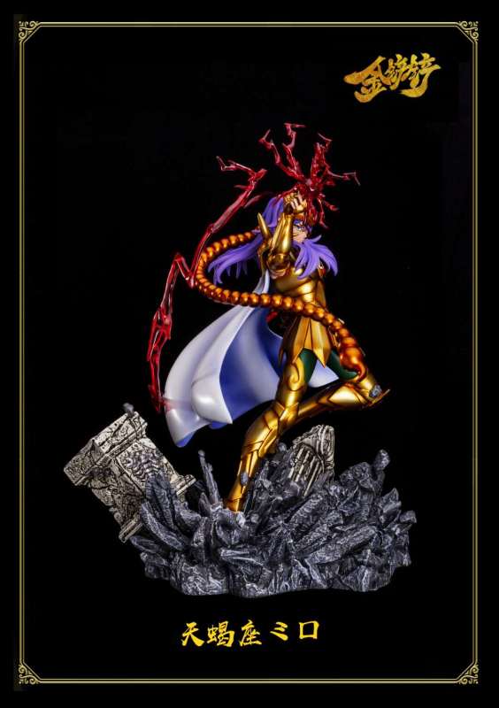 【Pre order】Golden shovel Studio Saint Seiya Scorpio Milo 1/6 Scale Resin Statue Deposit