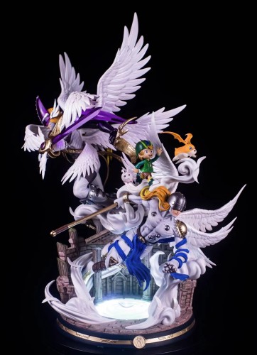 【In Stock】Great Design Studio Digital Monster Holy Angemon ​​Resin Statue