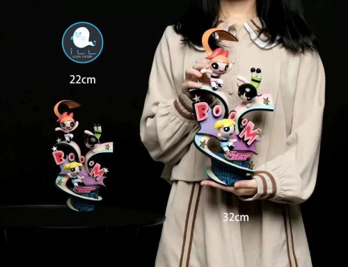 【Pre order】ILL Studio The Powerpuff Girls Blossom&Bubbles&Buttercup Resin Statue Deposit