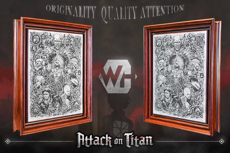 【Pre order】WH-Studio Attack on Titan Relief Wall Hanging Deposit