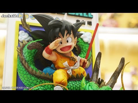 【In Stock】JacksDo Dragon Ball Z Manga cover Kid GOKU Resin Statue