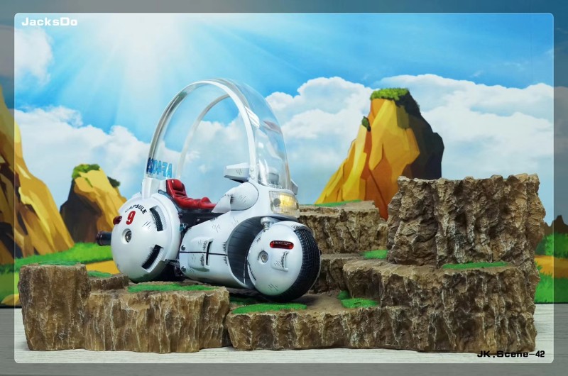 【In Stock】JacksDo Dragon Ball Z Bulma Motorcycle Resin Statue