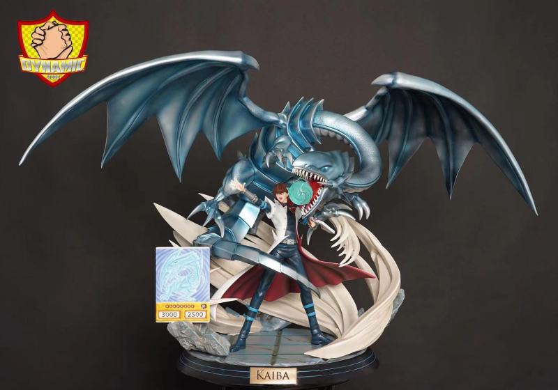 【In Stock】Dynamic studio Duel Monsters Yu-Gi-Oh​ 遊☆戯☆王Kaiba Seto with Blue Eyes White Dragon Resin Statue