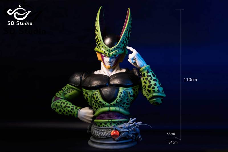 【In Stock】SD STUDIO Dragon Ball Z Perfect Cell Bust Resin Statue