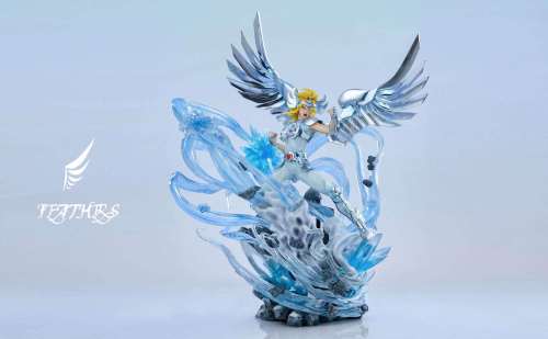 【In Stock】Feathers Studio Saint Seiya Hyoga ひょうが/氷河 1/4 Resin Statue