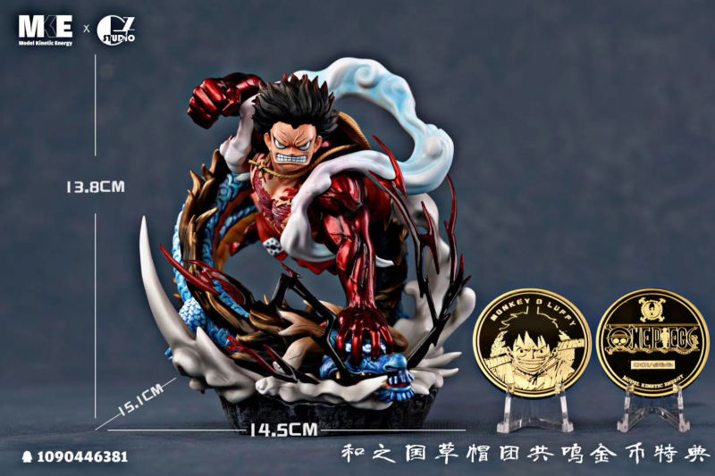 【Pre Order】League Studio One Piece Luffy Gear 4 VS Kaido Wcf Scale Resin Statue Deposit