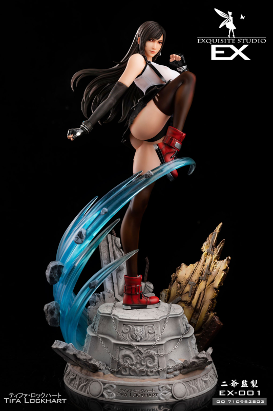 【In Stock】EXQUISITE Studio Final Fantasy VII FF7 Fighting goddess TIFA Resin Statue