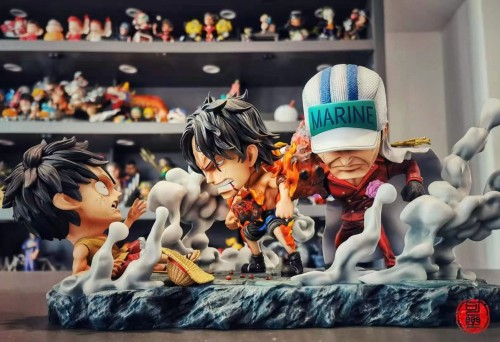 【In Stock】Cola One-Piece Death of Ace SD scale Resin Statue