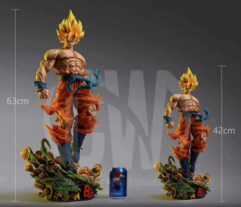 【Pre order】CW Studio Dragon Ball Z Goku Super saiyan SSJ2 Resin Statue Deposit