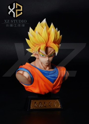 【Pre order】XZ Studio Dragon Ball Super Saiyan Goku Bust Resin Statue Deposit