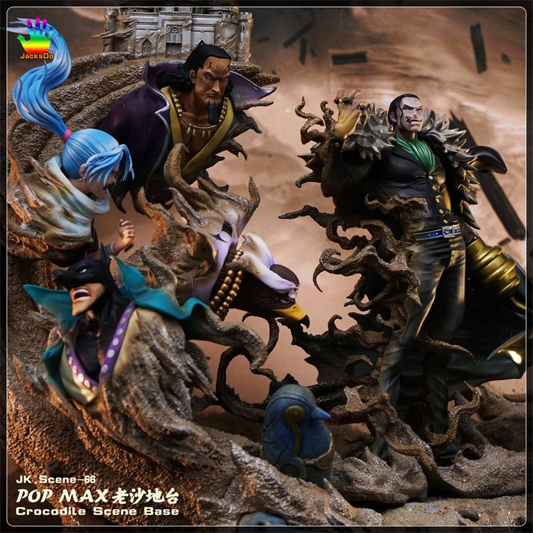 Pre order】JacksDo One Piece POPMAX Sir Crocodile Scene Base Resin