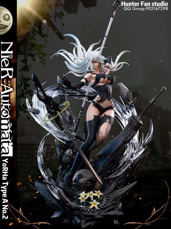 【In Stock】HUNTER FAN STUDIO NieR:Automata YoRHa No.2 Type A A2 Resin Statue Deposit
