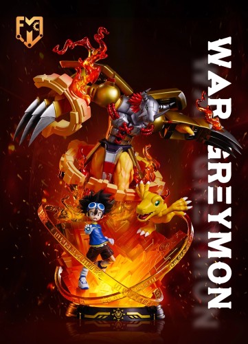 【Pre order】MFC Studio Digital Monster War Greymon ウォーグレイモン Resin Statue Deposit