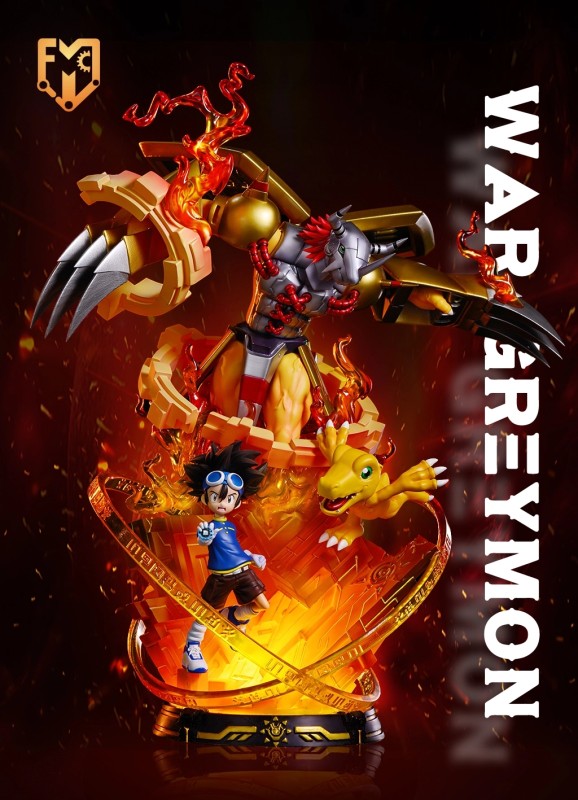 【Pre order】MFC Studio Digital Monster War Greymon ウォーグレイモン Resin Statue Deposit