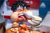 【In Stock】Emoji Studio One-piece Eating Sleeping Luffy SD Resin Statue