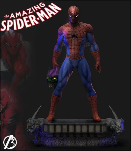 【In Stock】ALPHA 3 Studio Marvel Comics Spiderman Resin Statue