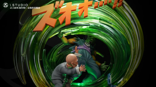 【Pre order】JS Studio Dragon Ball Master Roshi Demon Sealing Wave Resin Statue Deposit