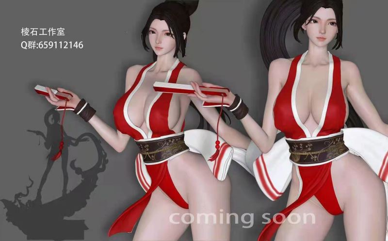 【In Stock】Faceted Pebble Studio KING OF FIGHTERS MAI SHIRANUI 1:3 Resin Statue Deposit