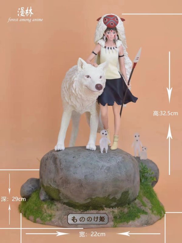 【Pre order】MZL-studio Miyazaki Hayao Princess Mononoke 1:7 Resin Statue Deposit