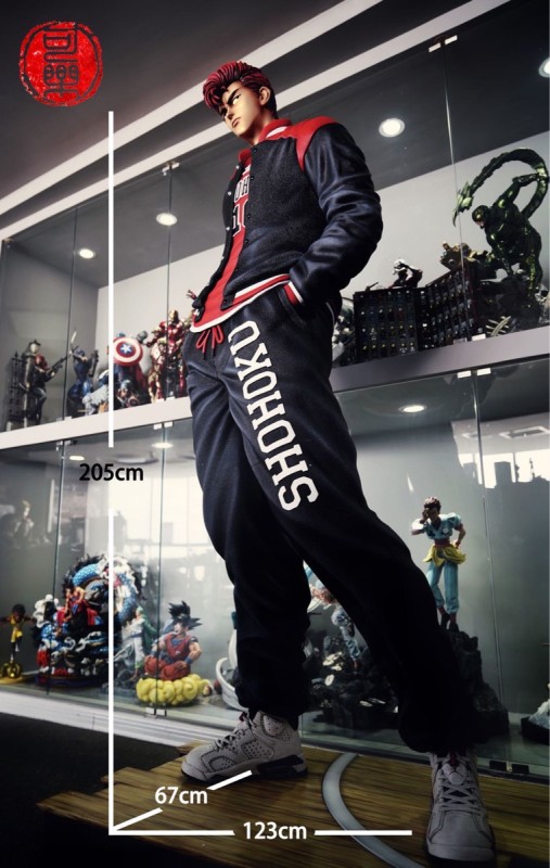 【Pre Order】Cola Studio SlamDunk Sakuragi Hanamichi 1:1 Scale Resin Statue Deposit