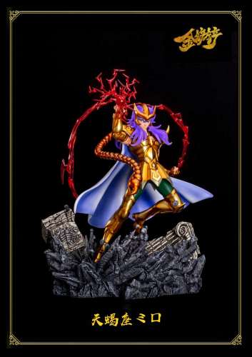 【Pre order】Golden shovel Studio Saint Seiya Scorpio Milo 1/6 Scale Resin Statue Deposit