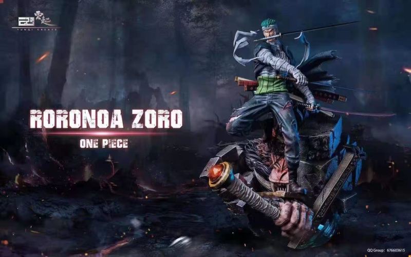 【Pre order】YUNQI CREATE One-Piece Practice Zoro 1:7 Scale Resin Statue Deposit
