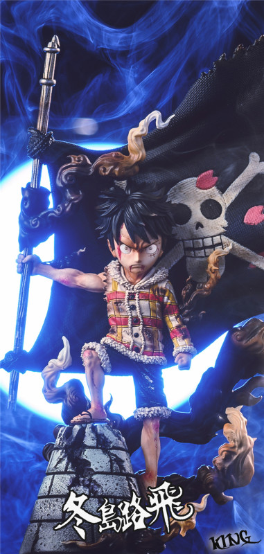 【Pre Order】King Studio One Piece Luffy on the Winter Land SD Resin Statue Deposit